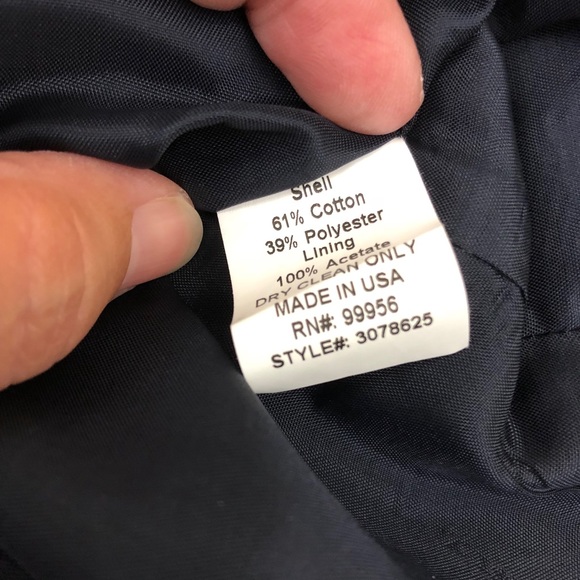 Shoshana Navy Blue/ Ivory Strapless Cocktail Dress - Picture 6 of 6